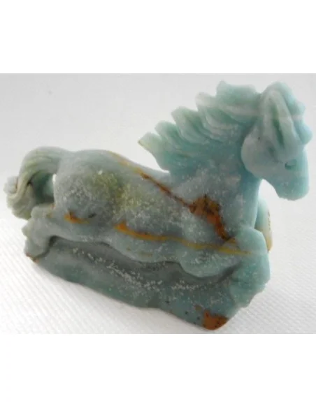 Cheval en amazonite Cheval en amazonite