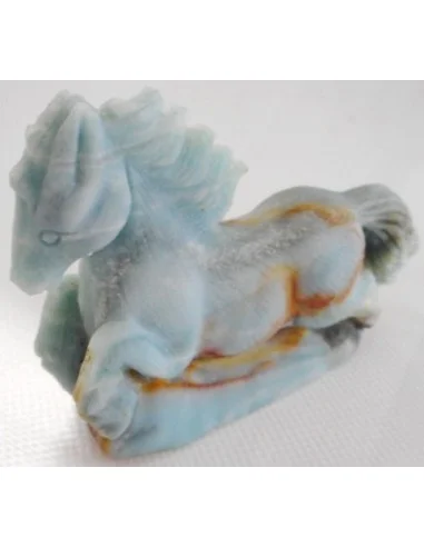 Cheval en amazonite