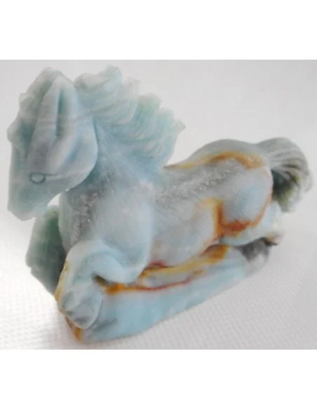 Cheval en amazonite Cheval en amazonite
