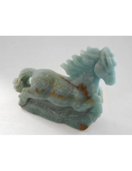 Cheval en amazonite Cheval en amazonite