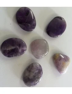 Amethyste pierre plate, galet 2