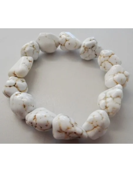 Bracelet Magnésite brute Bracelet Magnésite brute