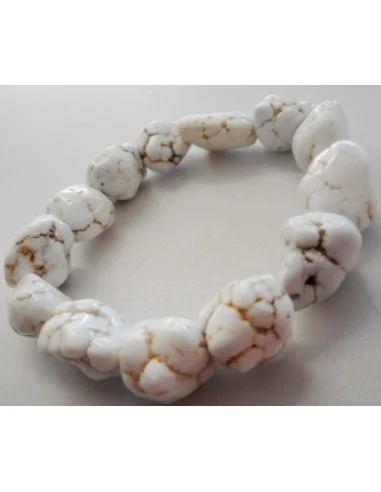 Bracelet Magnésite brute