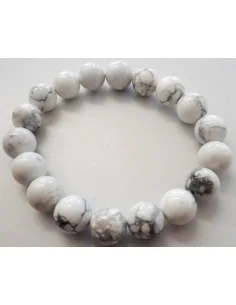 Bracelet Magnésite, Howlite 8mm
