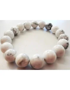 Bracelet Magnésite, Howlite 10mm