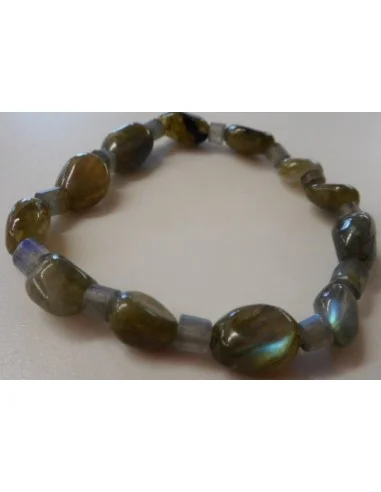 Labradorite cilindre ovale bracelet