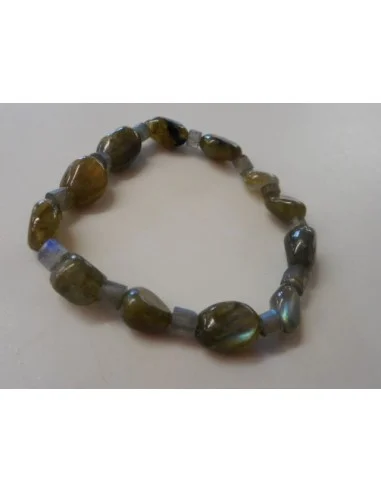 Labradorite cilindre ovale bracelet