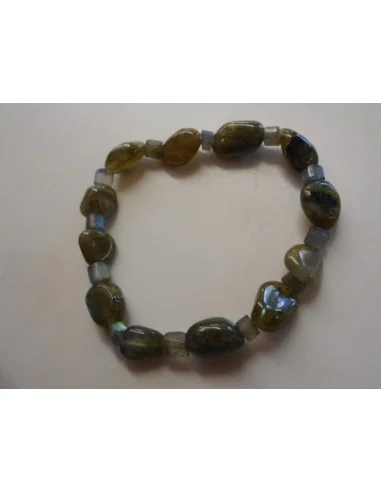 Labradorite cilindre ovale bracelet