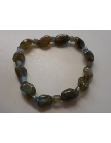 Labradorite cilindre ovale bracelet