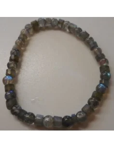 Labradorite cilindre boule 5mm bracelet 2