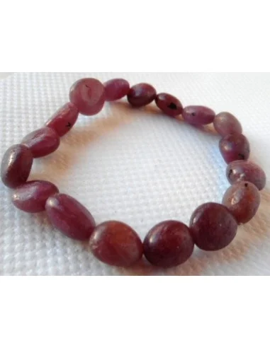 Bixbyte, bixbyte, beryl rouge bracelet