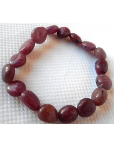 Bixbyte, bixbyte, beryl rouge bracelet