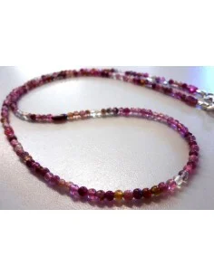 Tourmaline rose collier 3mm 2