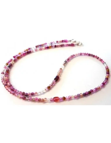 Tourmaline rose collier 3mm