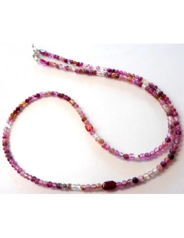 Tourmaline rose collier 3mm