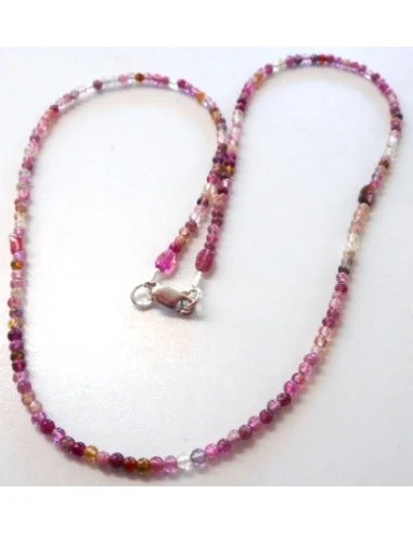 Tourmaline rose collier 3mm