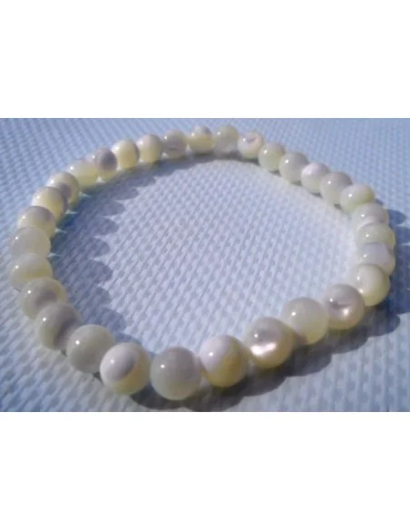 Bacelet nacre blanche