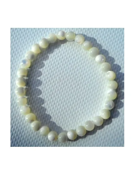 Bacelet nacre blanche