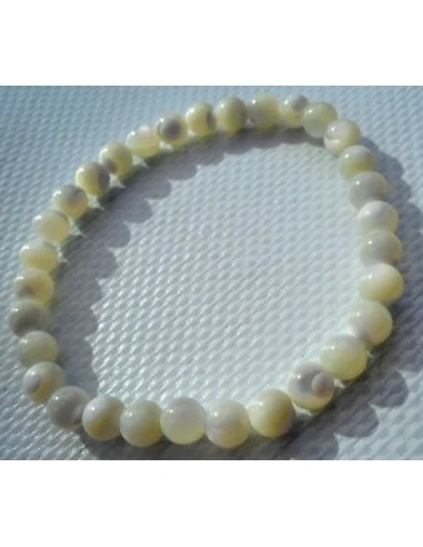 Bacelet nacre blanche