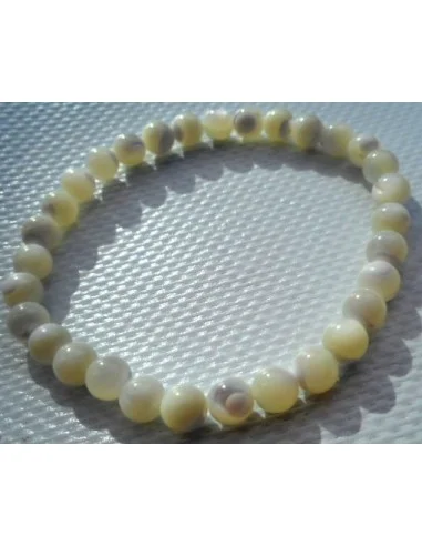 Bacelet nacre blanche