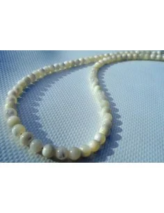 Nacre blanche collier