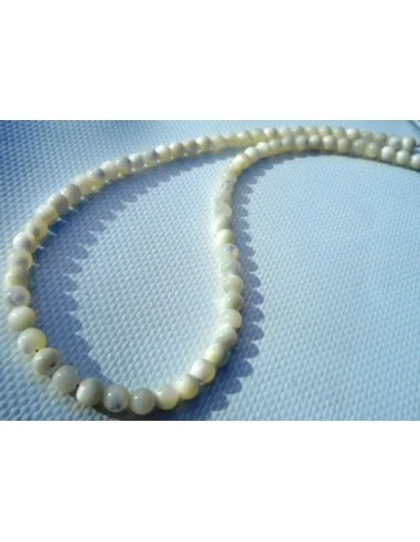 Nacre blanche collier