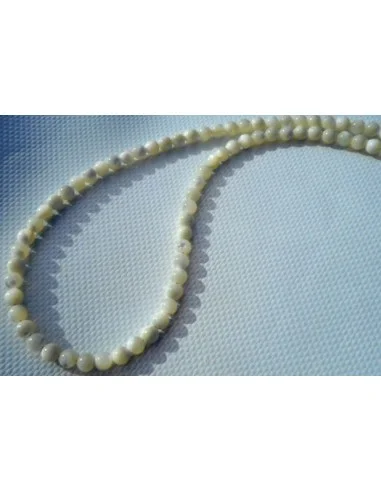 Nacre blanche collier