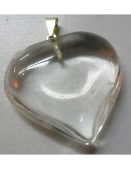 Pendentif en coeur de cristal
