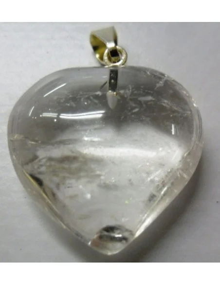 Pendentif en coeur de cristal