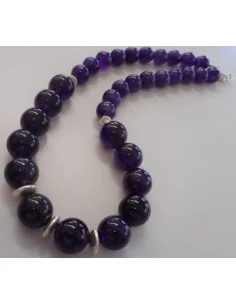Collier Amethyste  12 et 13MM