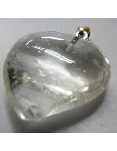 Pendentif en coeur de cristal