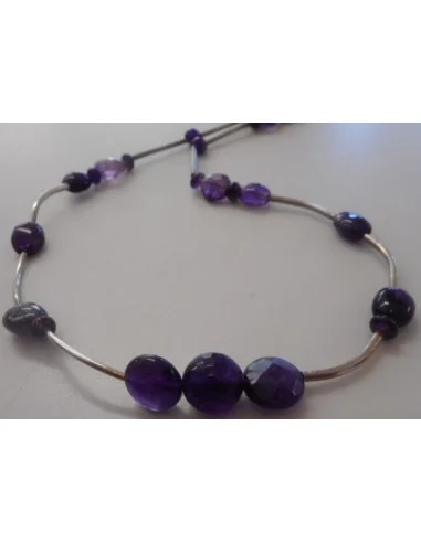 Collier Amethyste ARGENT
