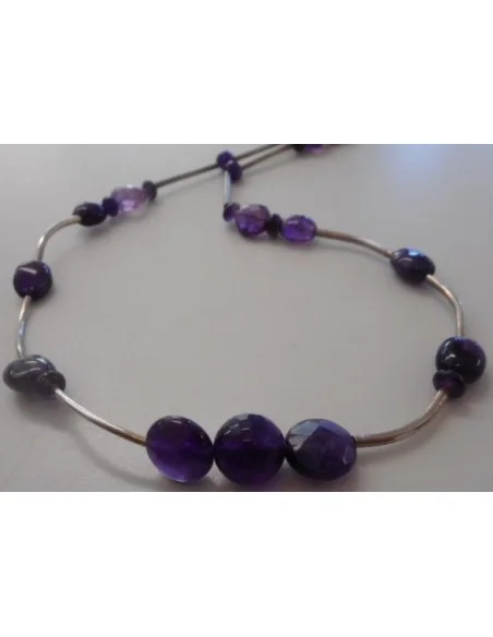 Collier Amethyste ARGENT