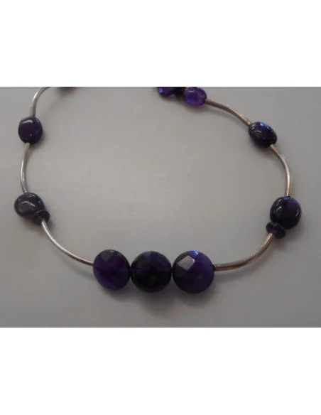 Collier Amethyste ARGENT