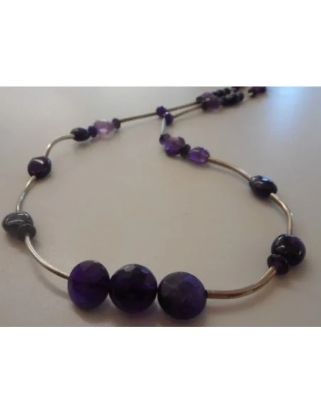 Collier Amethyste ARGENT