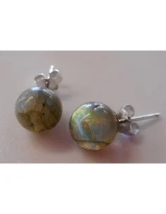 Boucles doreilles en  labradorite 2