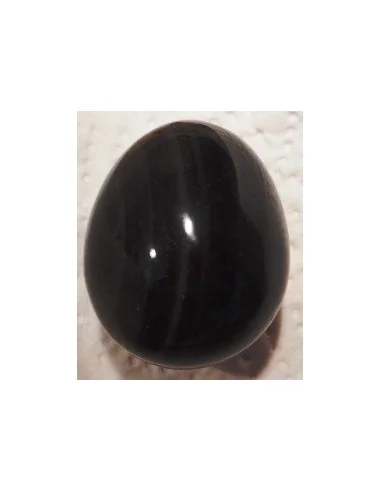 Obsidienne oeil celeste oeuf 33MM