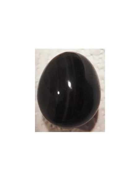 Obsidienne oeil celeste oeuf 33MM