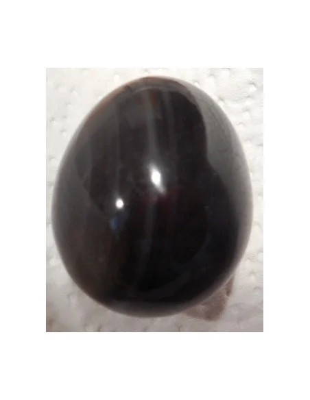 Obsidienne oeil celeste oeuf 33MM