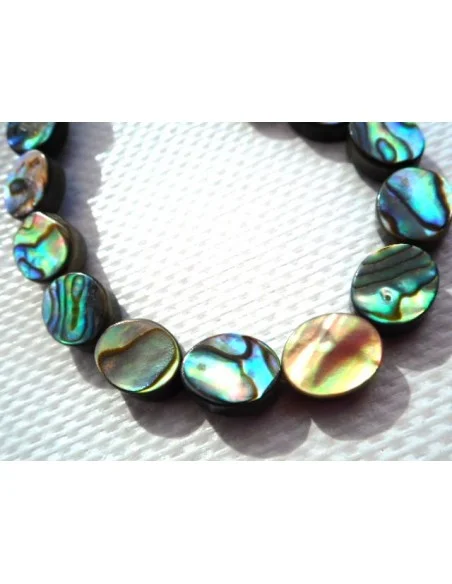 Nacre bleue opalisée