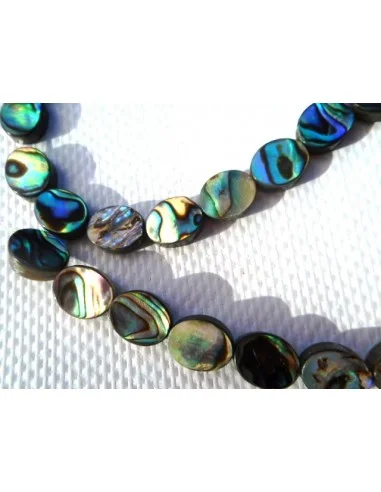 Nacre bleue opalisée