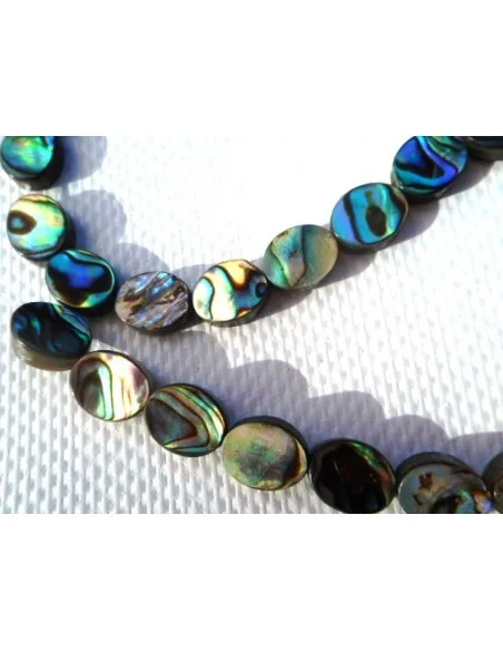 Nacre bleue opalisée