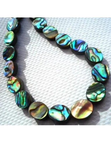 Nacre bleue opalisée