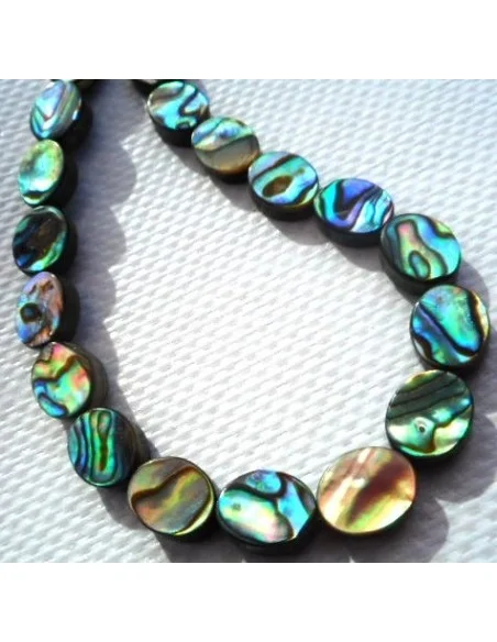 Nacre bleue opalisée