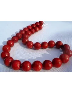 Collier Corail rouge 12mm 2