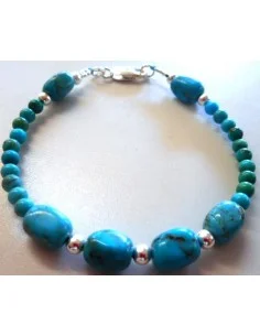 Turquoise bracelet argent