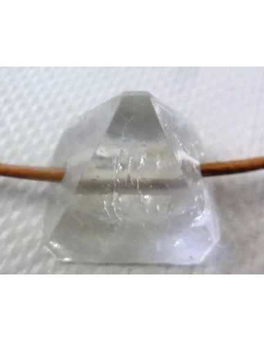 Apophyllite blanche en pendentif