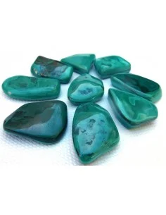 Galet malachite 15 à 19g.