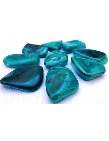 Galet malachite 15 à 19g.