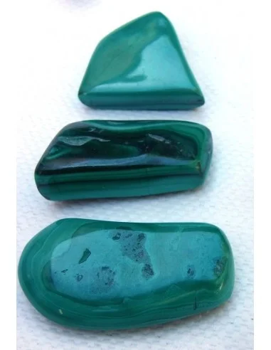 Galet malachite 15 à 19g.